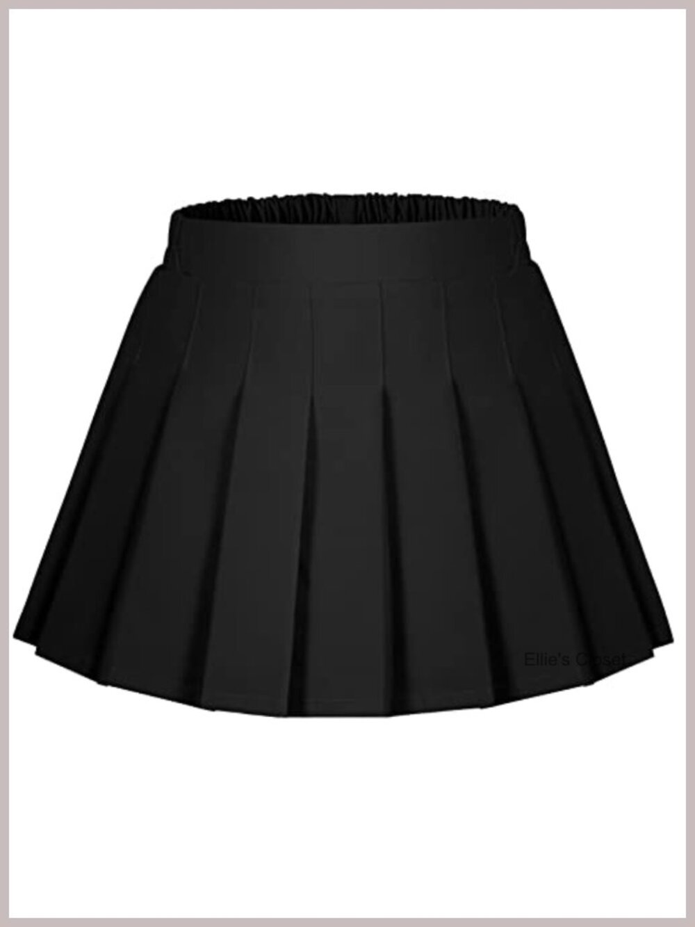 Girls Pleated Mini Skirt Built-in Shorts School Tennis Skort